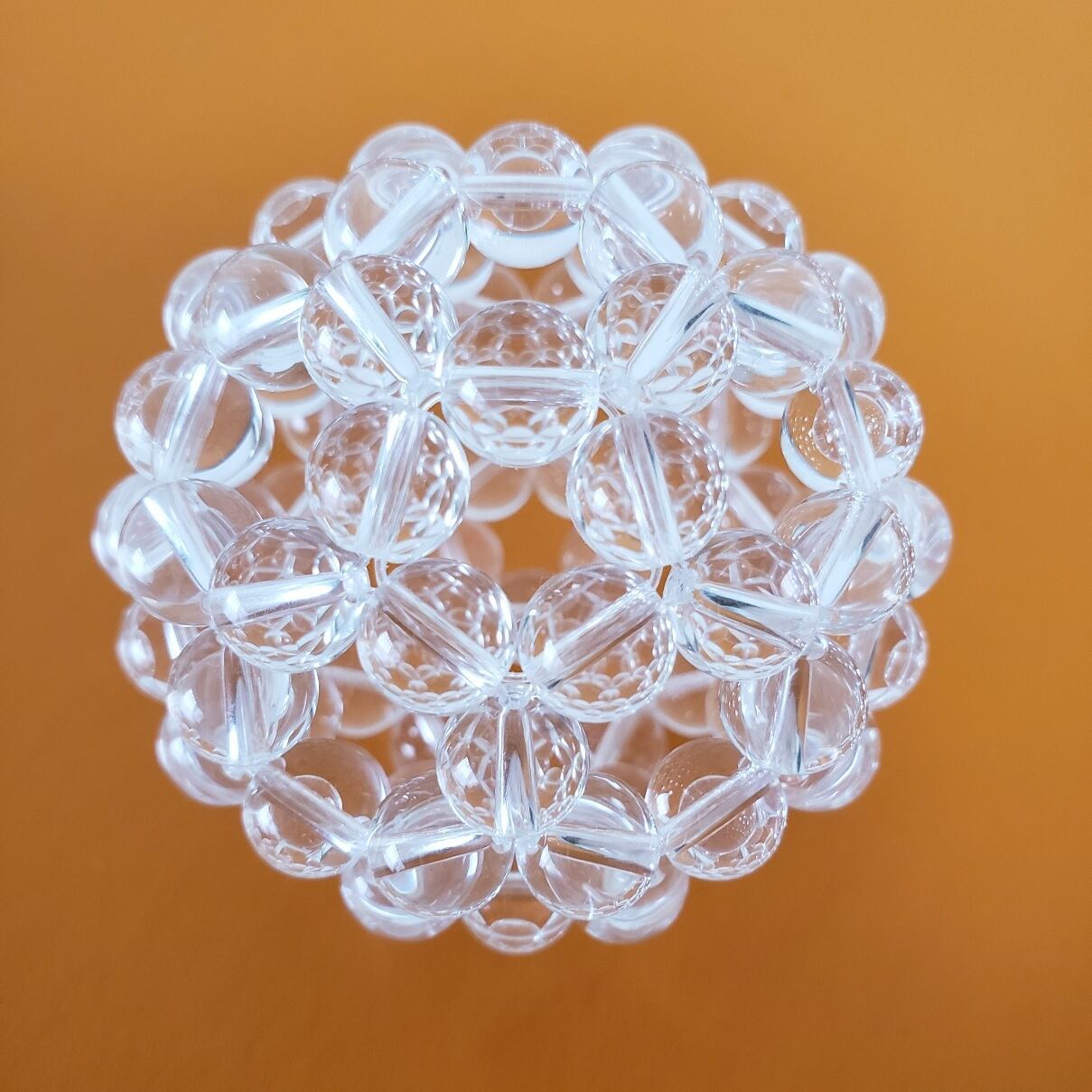 神聖幾何学フラーレン4ミリ水晶(約直径3センチ)テラヘルツ | leera