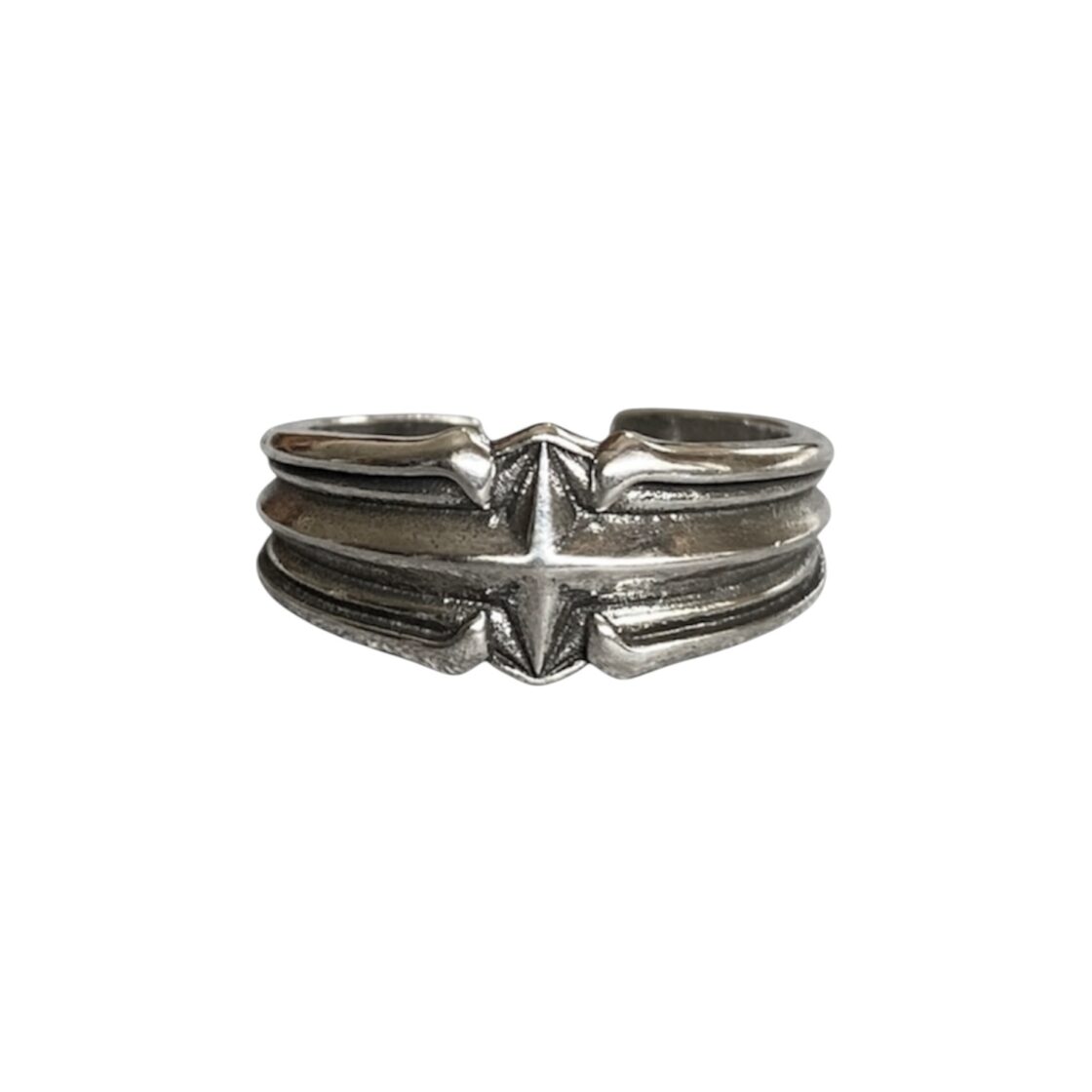Lone star ring | PAY ID Vintage Silver ring【USA製】【70s】【一点物】【希少品】
