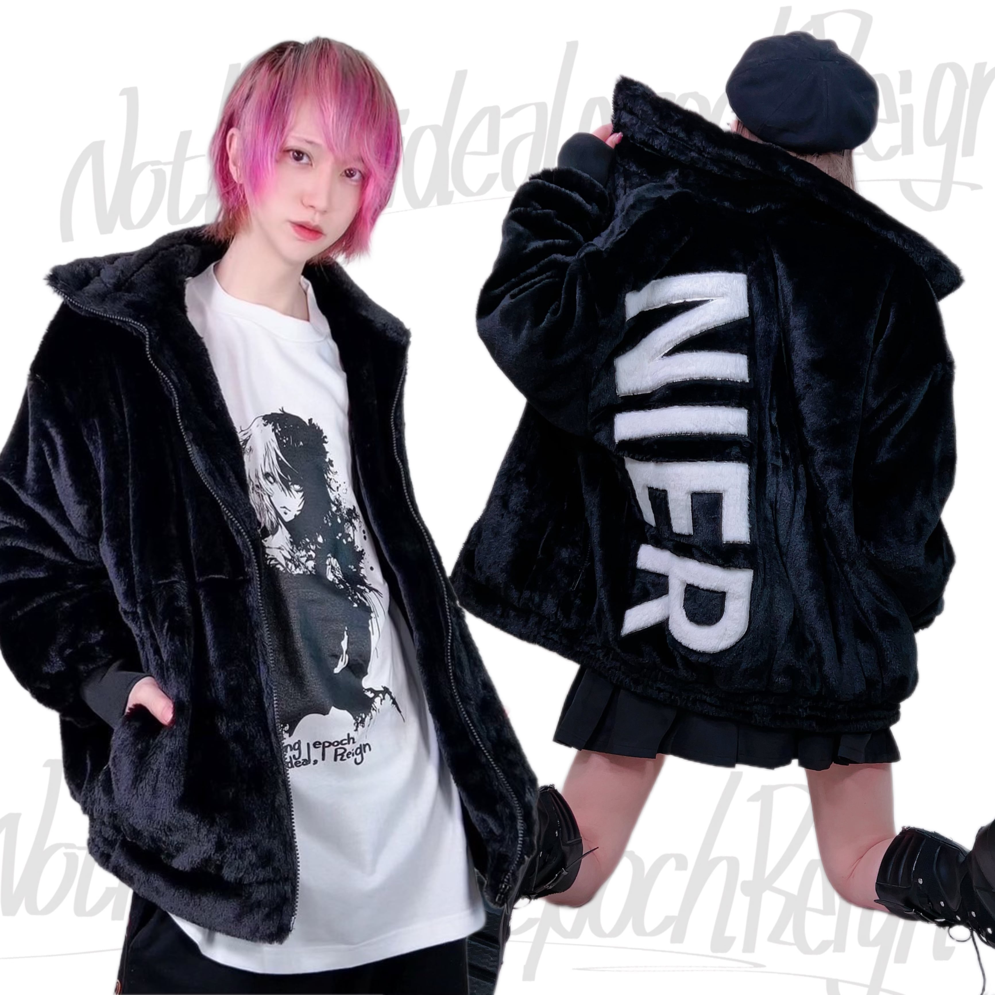 3ZIPPER POCKET中綿入りキルティングふわもこコート | NIER CLOTHING powered by BASE