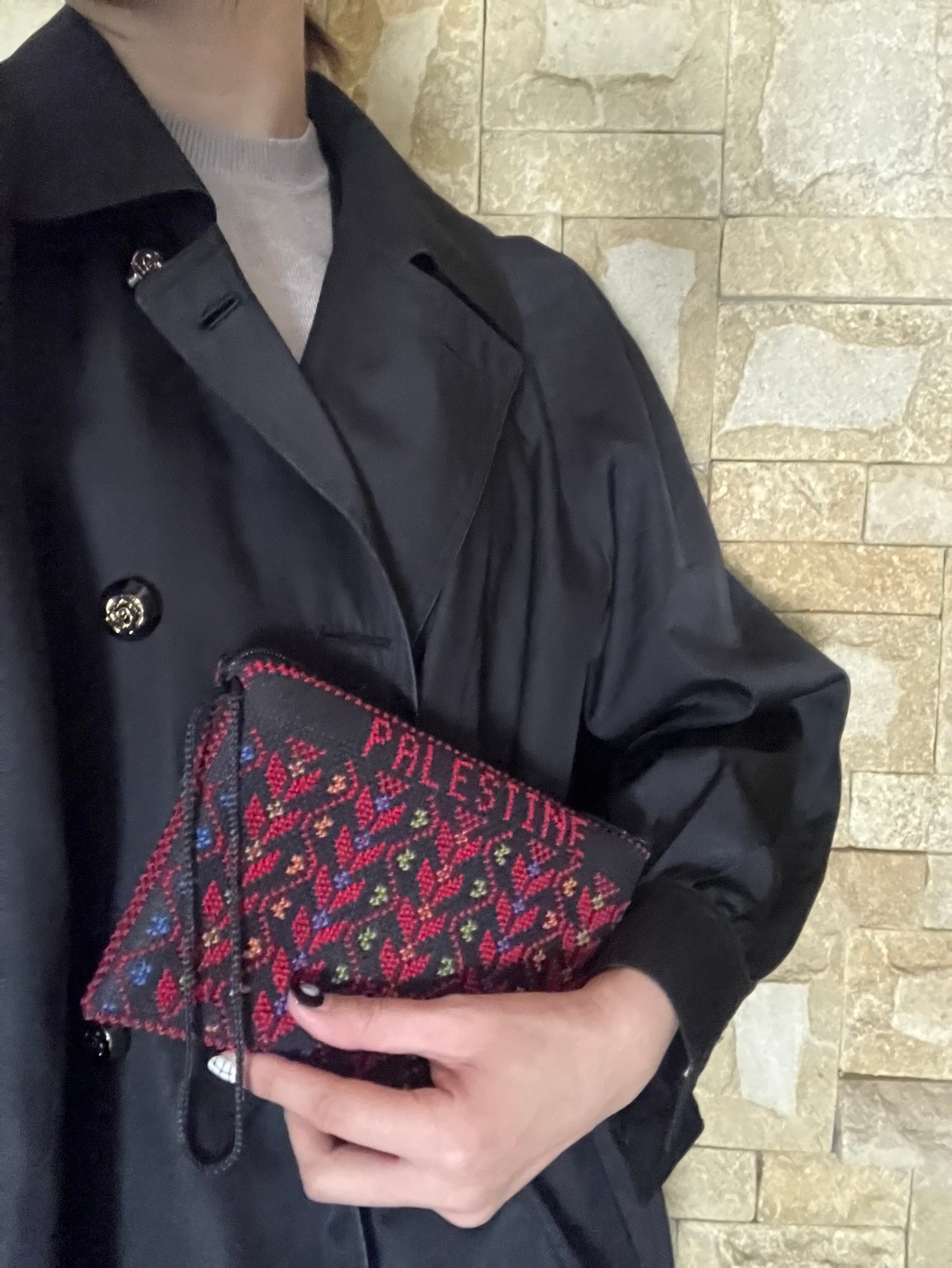 ◾️コロガコロガ　パレスチナ刺繍ポーチ