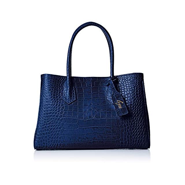LOEWE ロエベ ショルダーバッグ ブルー アナグラム レザー アラモ ミニ