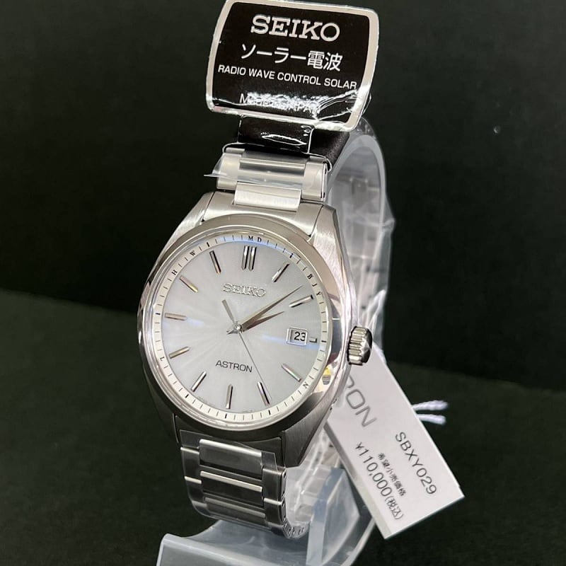 特価☆SEIKO セイコー ASTRON アストロン SBXY029 ソーラー電波時計 白 ...