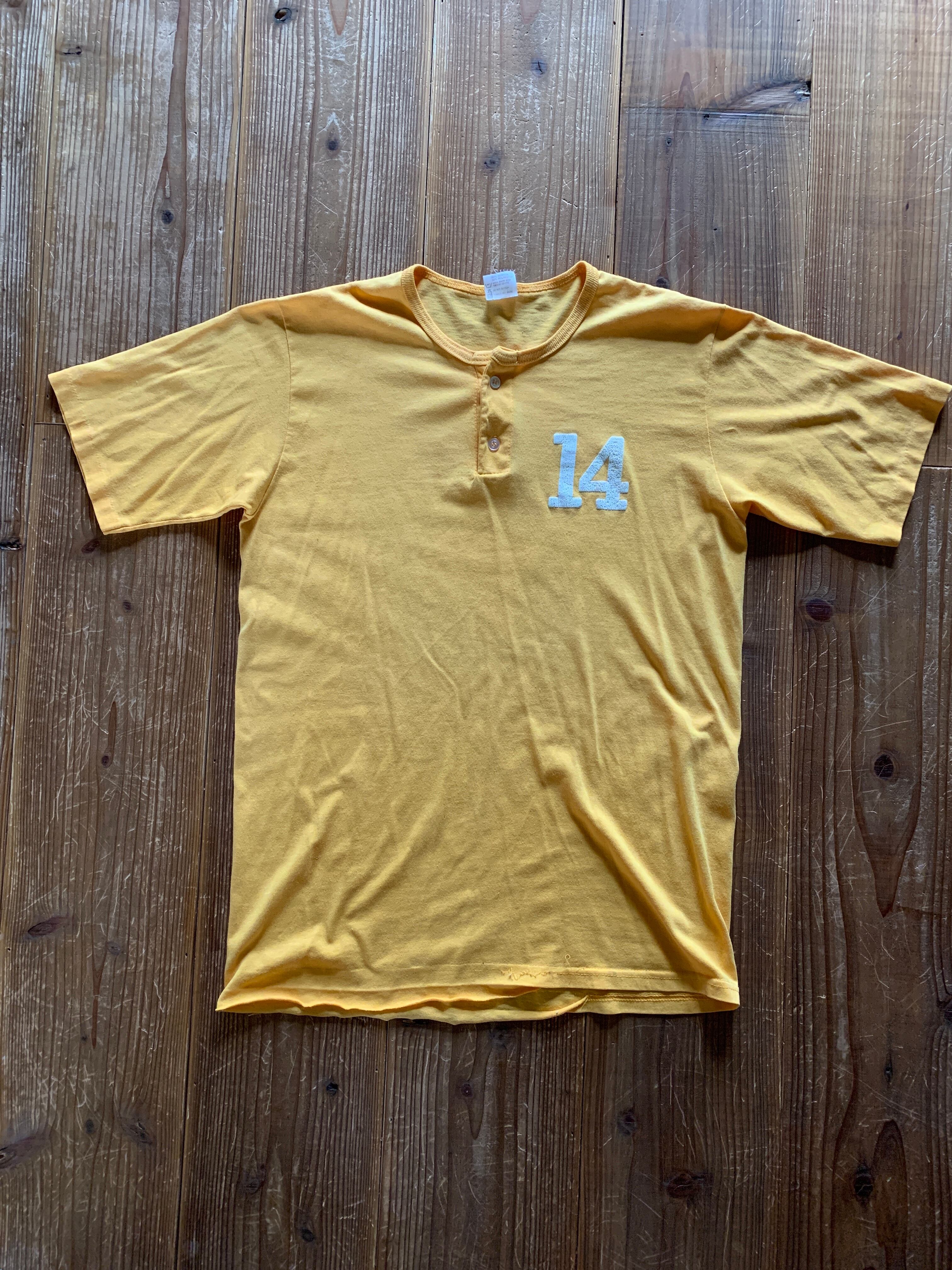 90's Augusta ヘンリーネックTシャツ 両面プリント USA製 表記M