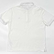 BURBERRY BLACK LABEL バーバリー ブラックレーベル ワンポイント 鹿の子 半袖 ポロシャツ 3/ホワイト メンズ 三陽商会