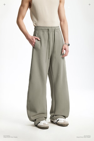 HeiQスマート温度調節 立体裁断カーブスウェットパンツ