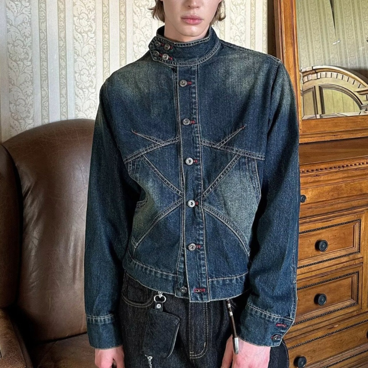 Cross Seam Relaxed Jacket　TB2571・画像4