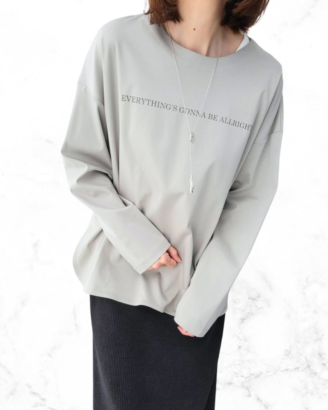 シルケットロゴロンT 875840 ayane 【9月中旬~末入荷予定】2025年7月展示会