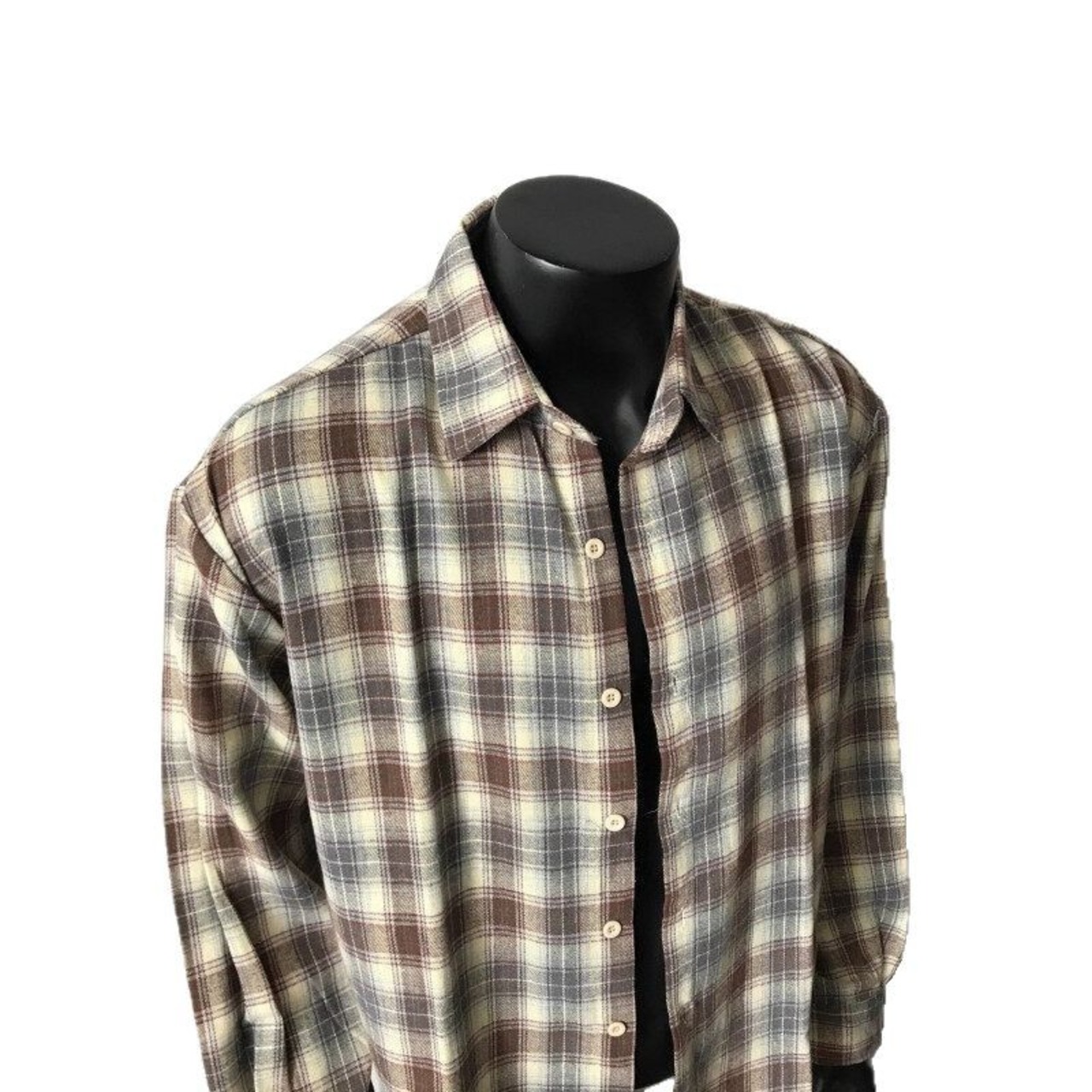 チェックシャツメンズロングシャツジャケット