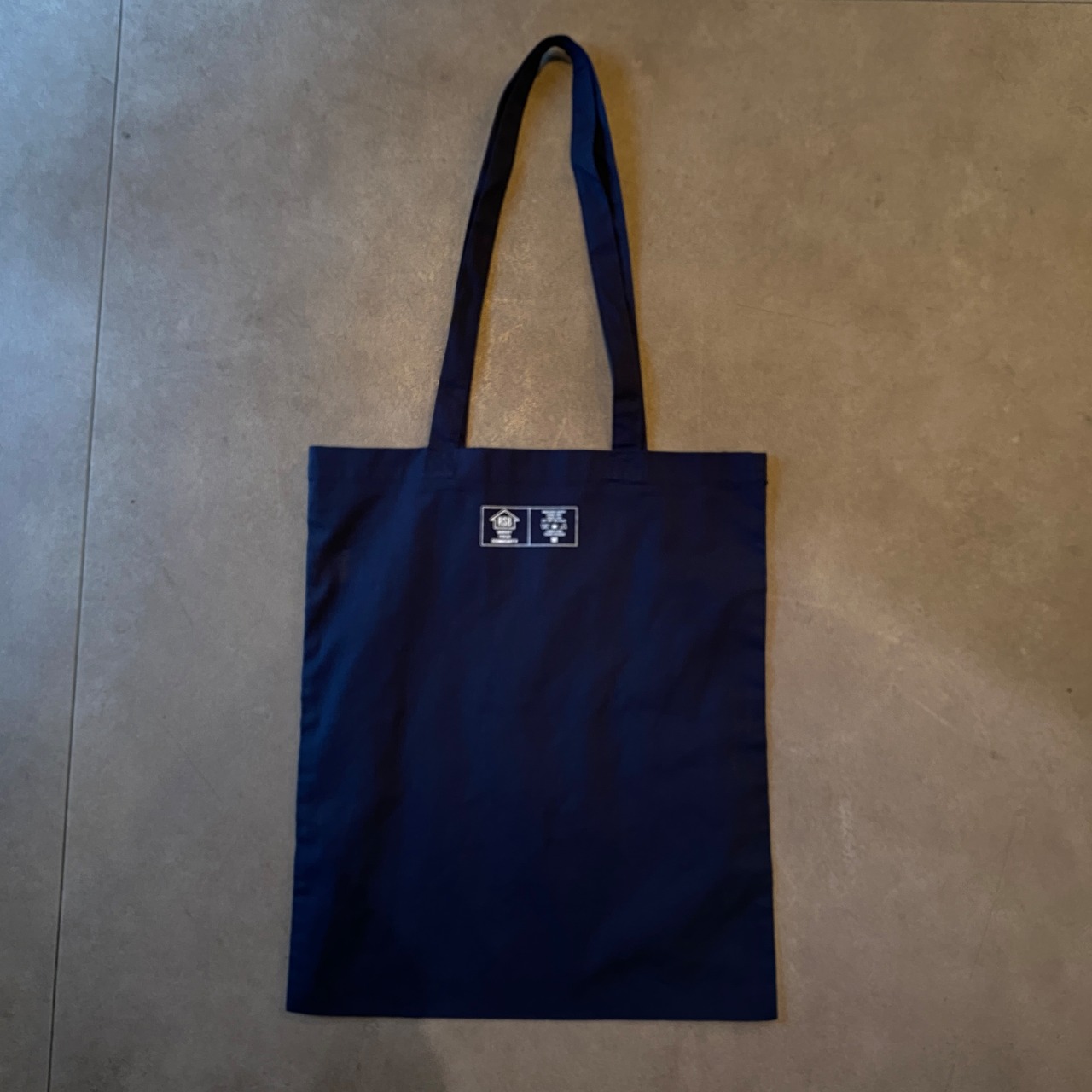 RIVERSIDE BASE 『KAWASAKI』TOTE BAG - NAVY -