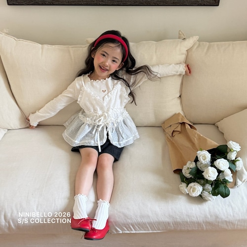 ninibello［取寄］garden shirring bustier 26spring