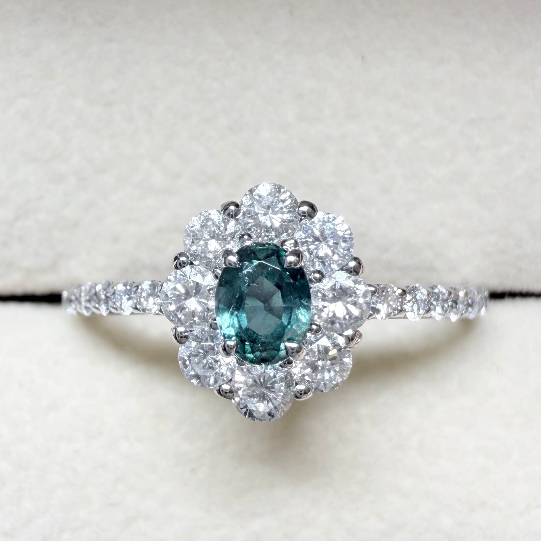 Pt950 ブラジル産 アレキサンドライト 0.26ct リング | Luckystone