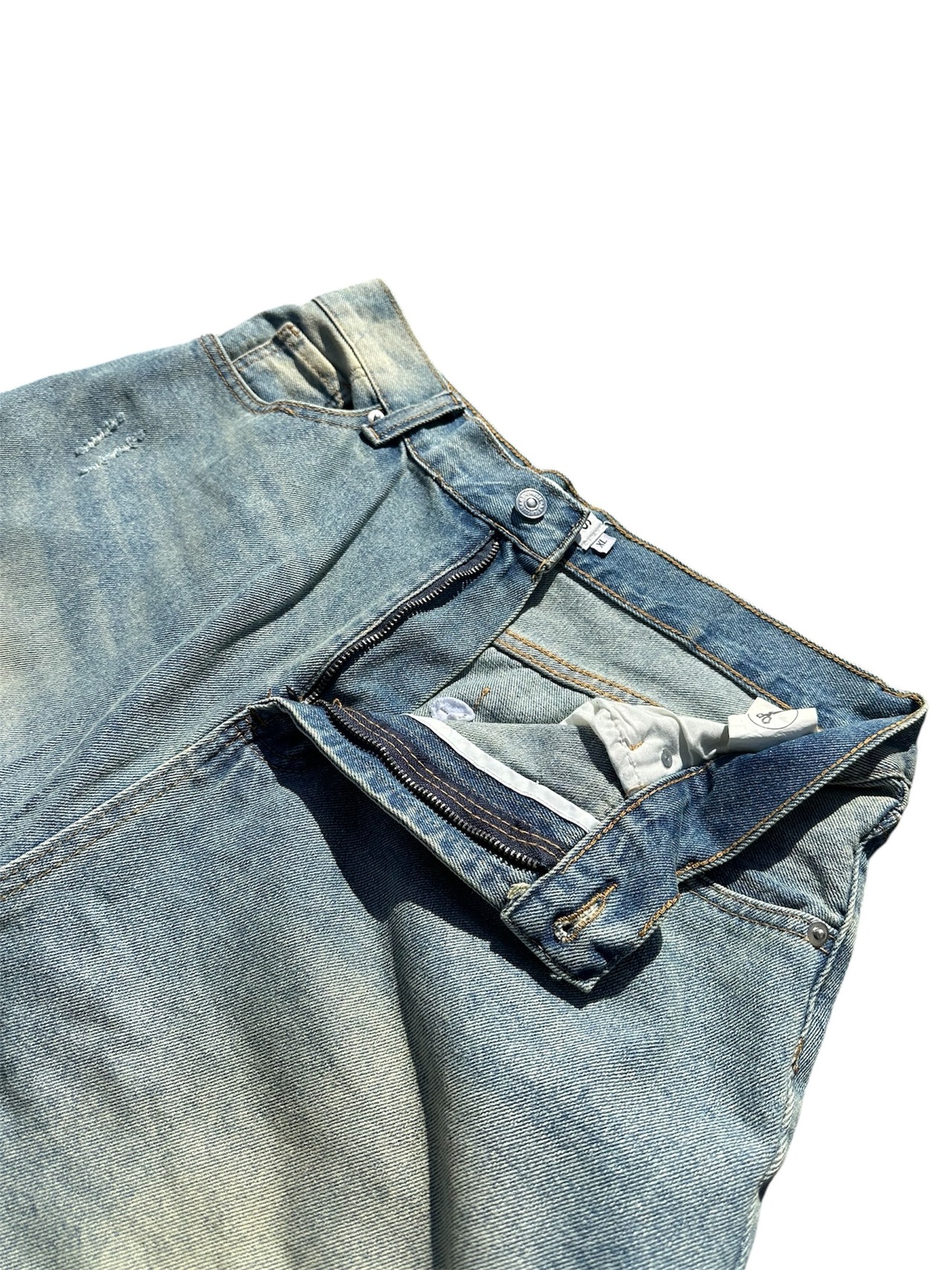 Washed Barrel Pants