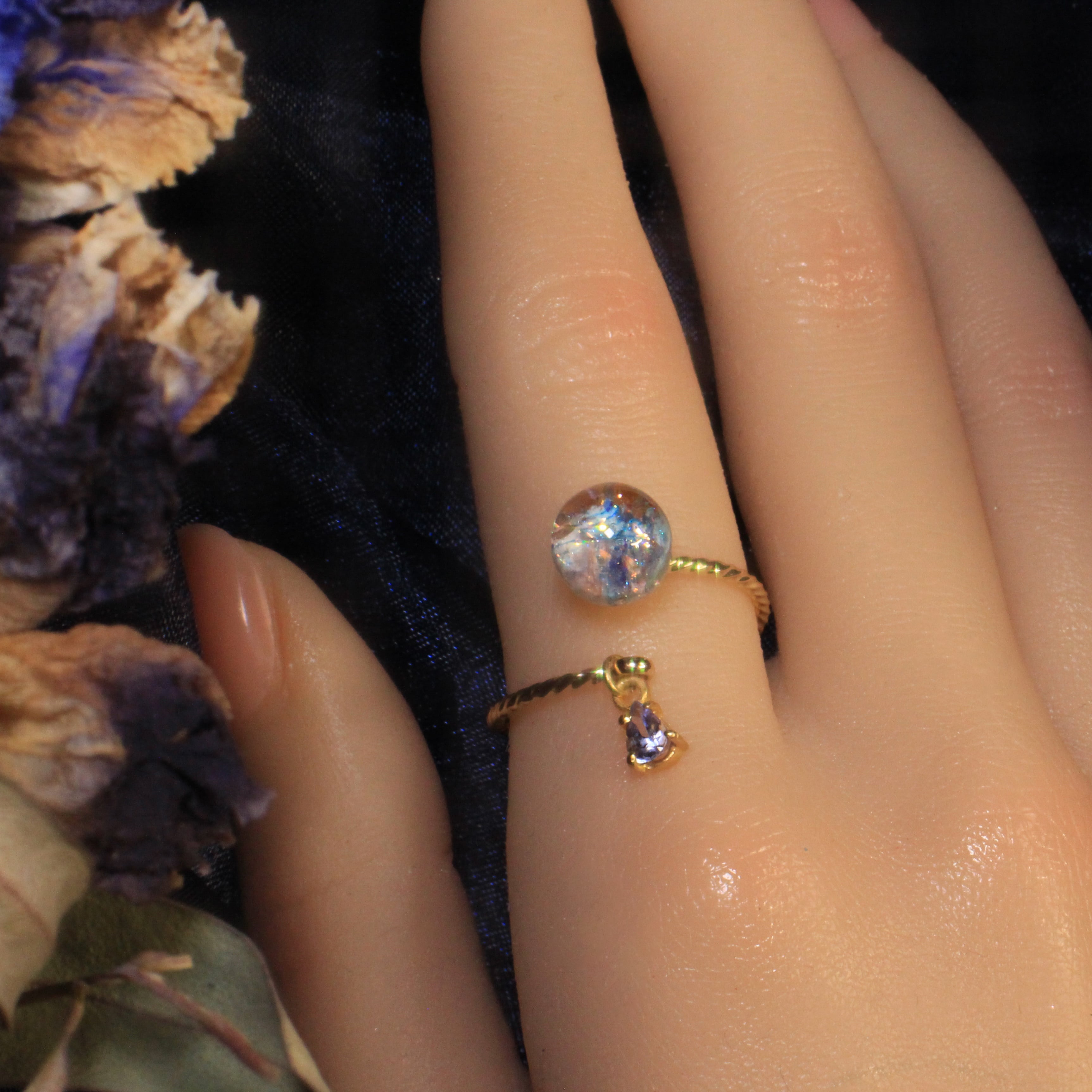 溢れ出る金運　光の精霊「セレンチュア」様の宿るリング リング / Wild Treasure Ring – yinyang - yoga & meditation wear