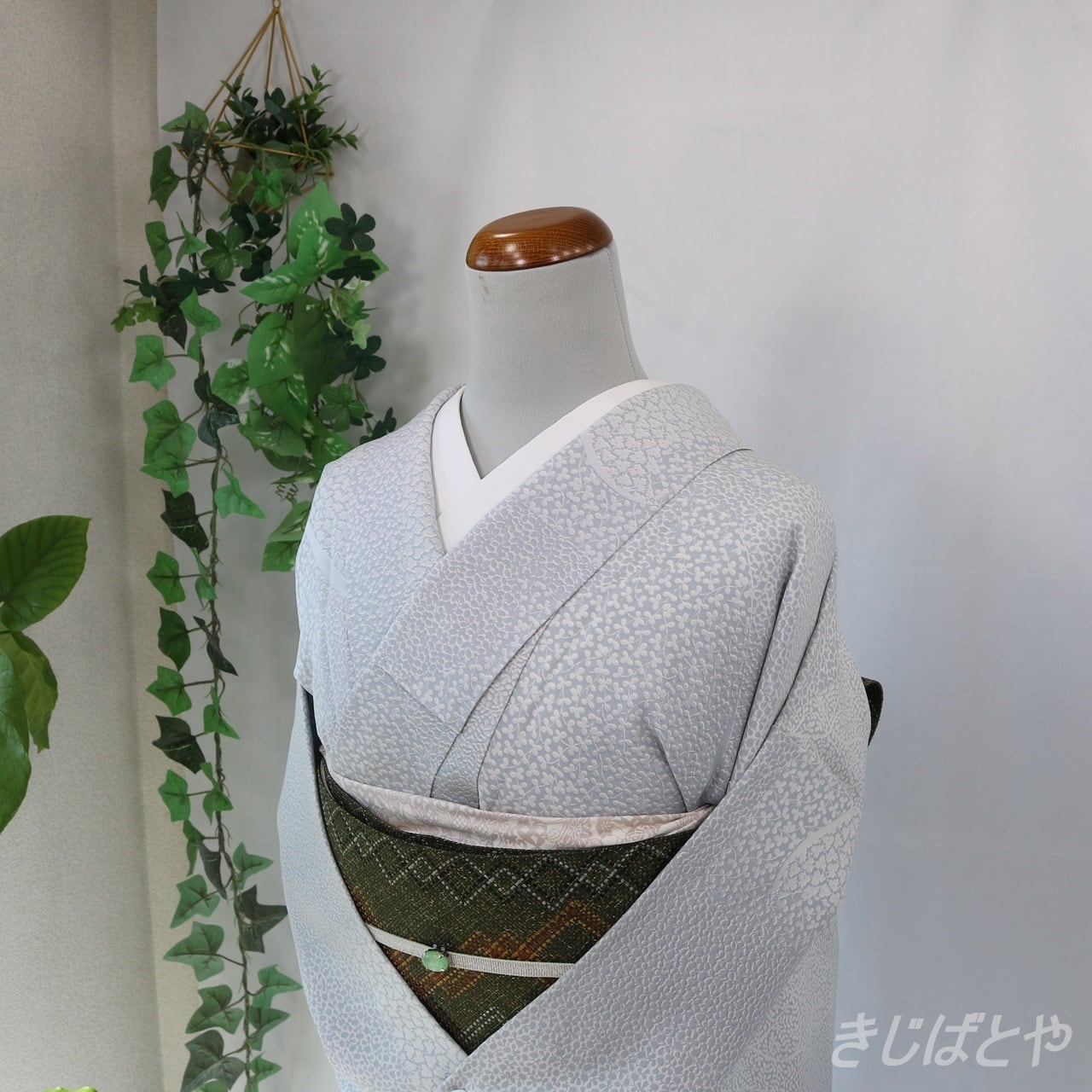 正絹 雪色の総柄小紋 袷 | きじばとや｜小紋