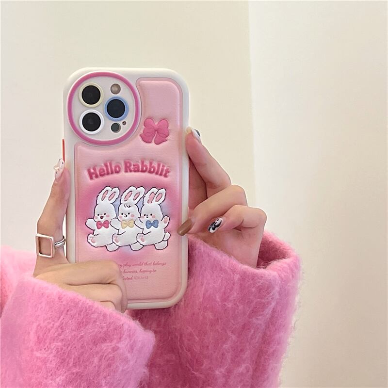 スマホケース レディース iPhoneケース スマホカバー 携帯カバー 携帯ケース iphone11 iphone12 iphone13 iPhone14 スクエア型 かわいい 大人可愛い カジュアル フェミニン おしゃれ お洒落 お嬢様 ラブリー キュート ガーリー 個性的 レトロ アニマル柄 うさぎ 学生 通学 お出かけ 女子会 休日 カフェ巡り 送料無料 オールシーズン 10代 20代 30代 韓国 韓国系 ギフト プレゼント ファッション コーデ お揃い モテ トレンド 流行