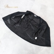 レディース トクコプルミエヴォル TOKUKO 1er VOL トップス ベスト ブラック系 黒 青 花柄 花 ボタン シンプル かわいい 日本製 フォークダンス カジュアル 普段着 ブルー系