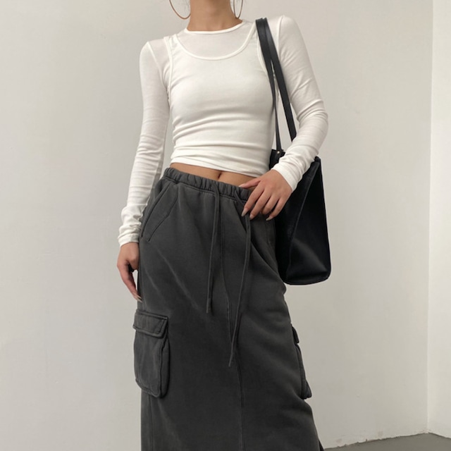 two-piece layered cut and sew 10961