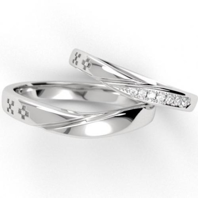 ミンサー結婚指輪　JS-023