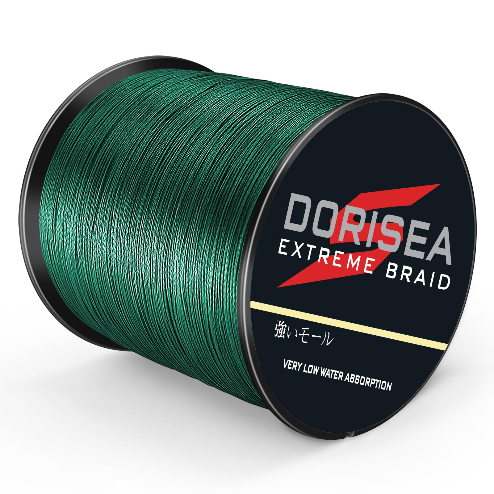 thumbnail image 2 of DORISEA Moss Green Braided Fishing Line – 100M-2000M, 6LB-300LB PE Dyneema – Coarse To Saltwater 2 of 4
