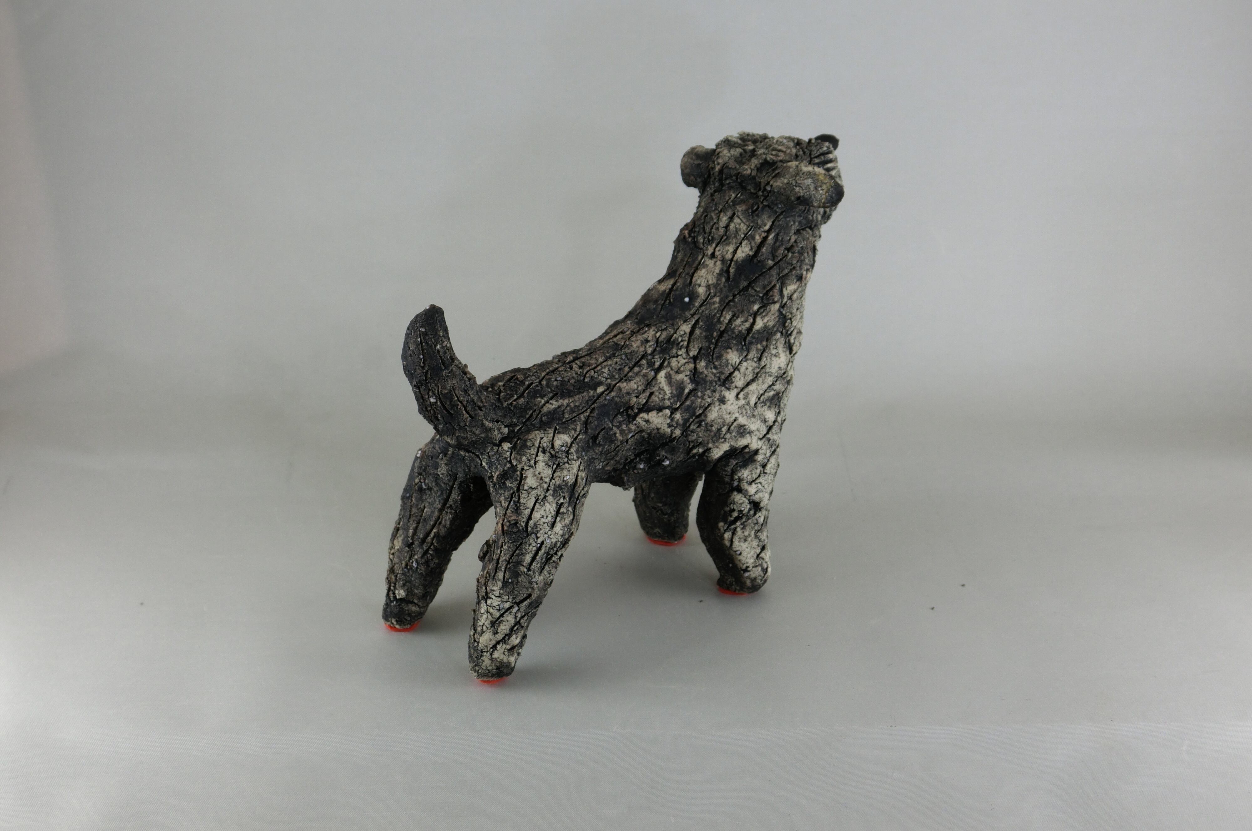 幸生窯　前川幸市作　犬　アイリッシュウルフハウンド