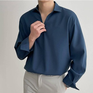 Vネックプルオーバーシャツ　MT0080018