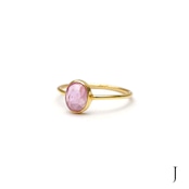 S925 PETIT STONE THIN RING -MULTI COLOR TORUMARINE-