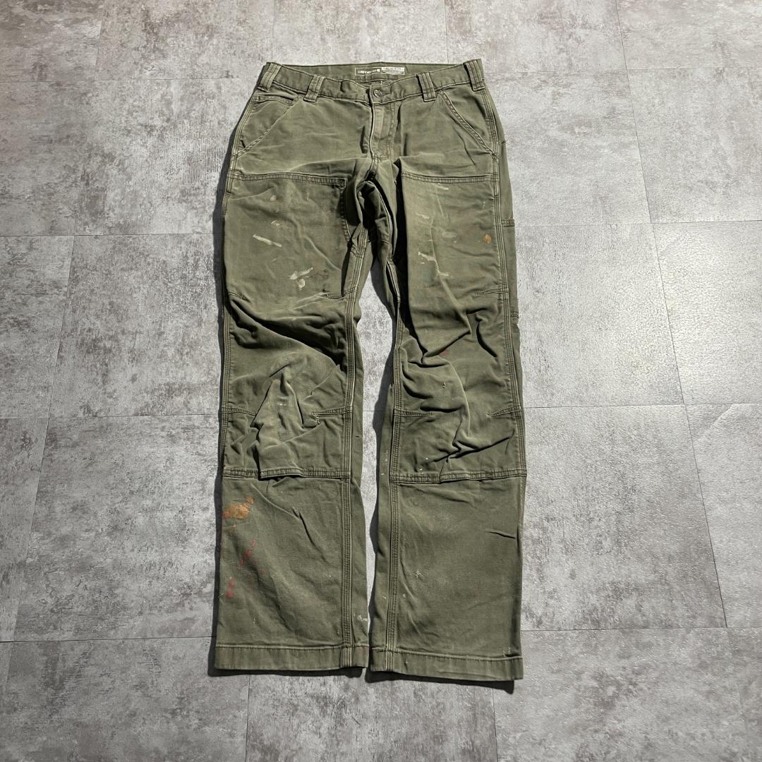 20s モスグリーン ダブルニー カーハート Carhartt 30×30 | ib2