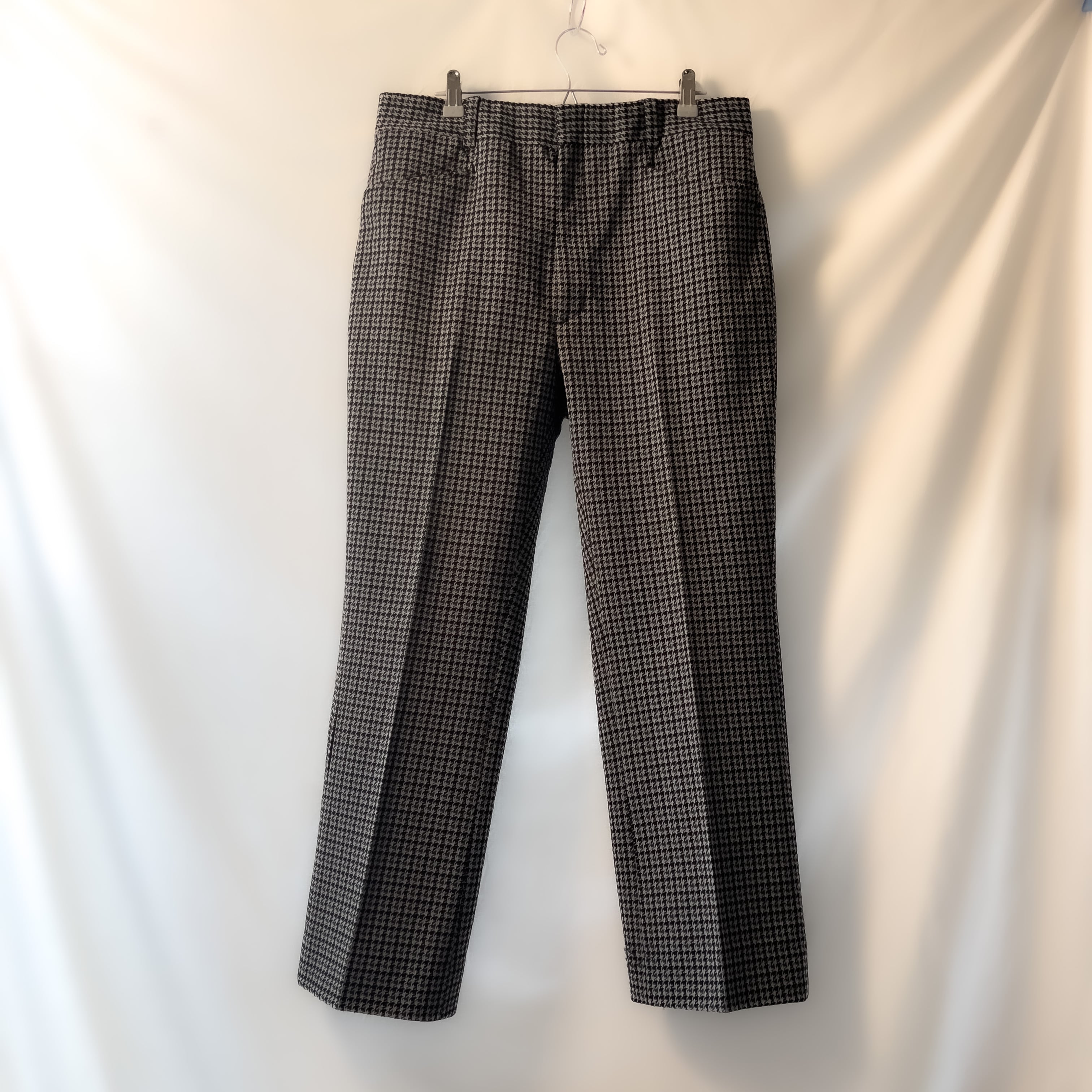 70’s Pattern Slacks Pants -BEIGE(LEP208)