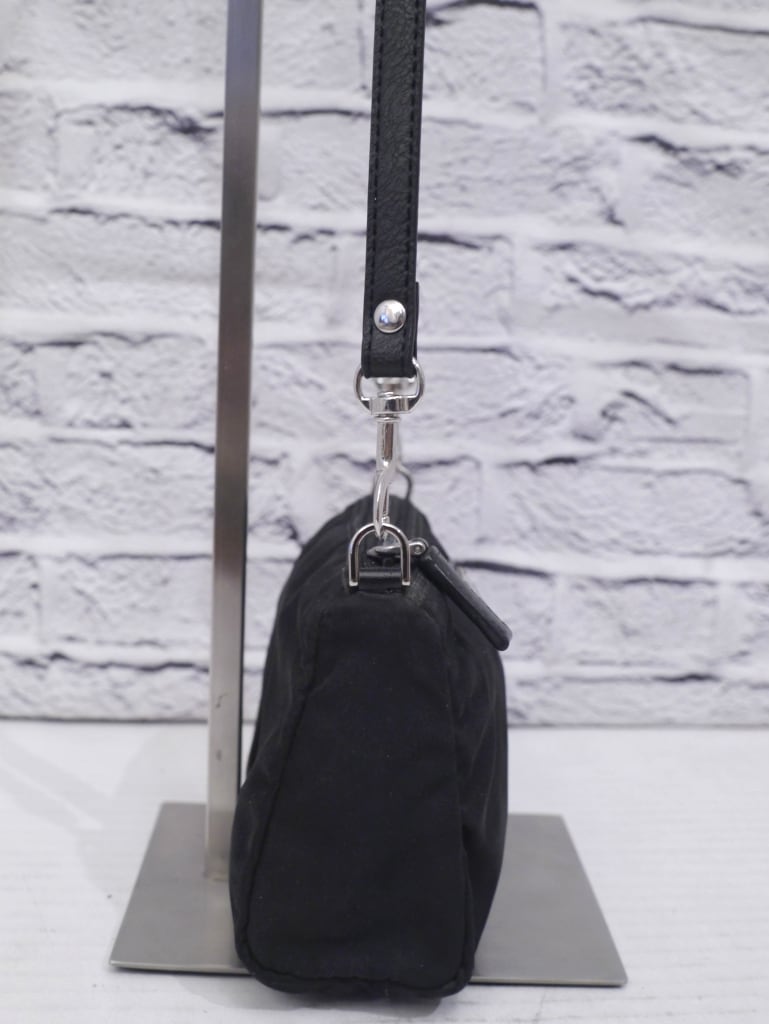 美品】 PRADA プラダ テスート ナイロンxレザー クロスボディ ミニ