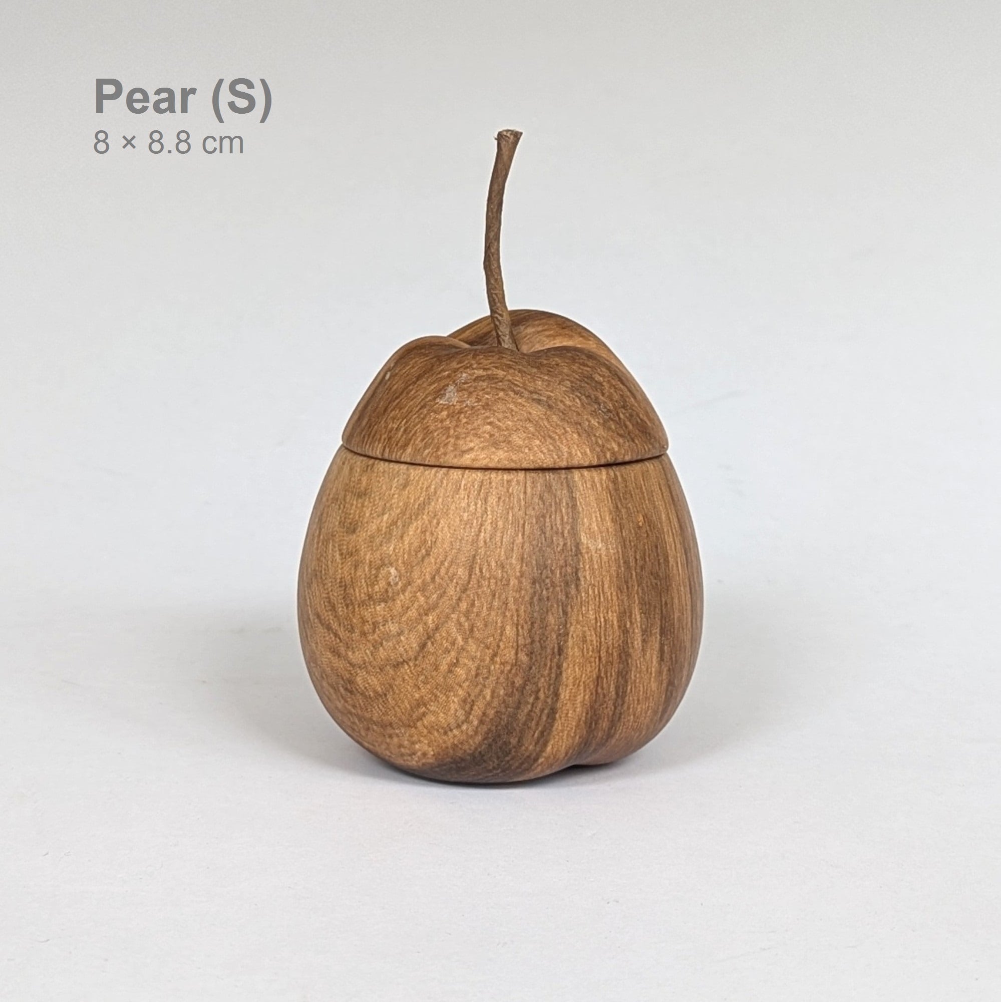 WOOD GRAIN CERAMIC JAR : Pear (S) | BamBooks the Heritage