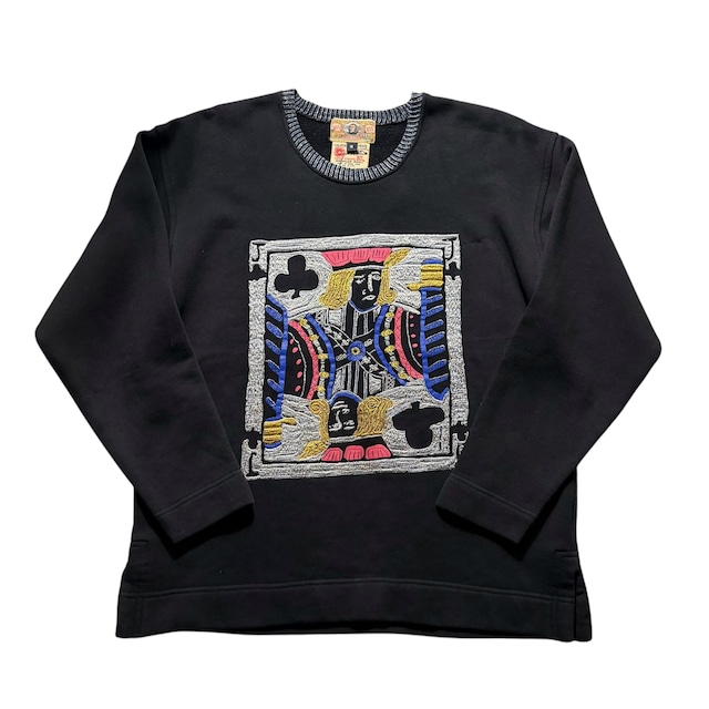 vintage 1980~90’s “Jack of Club” sweat shirt