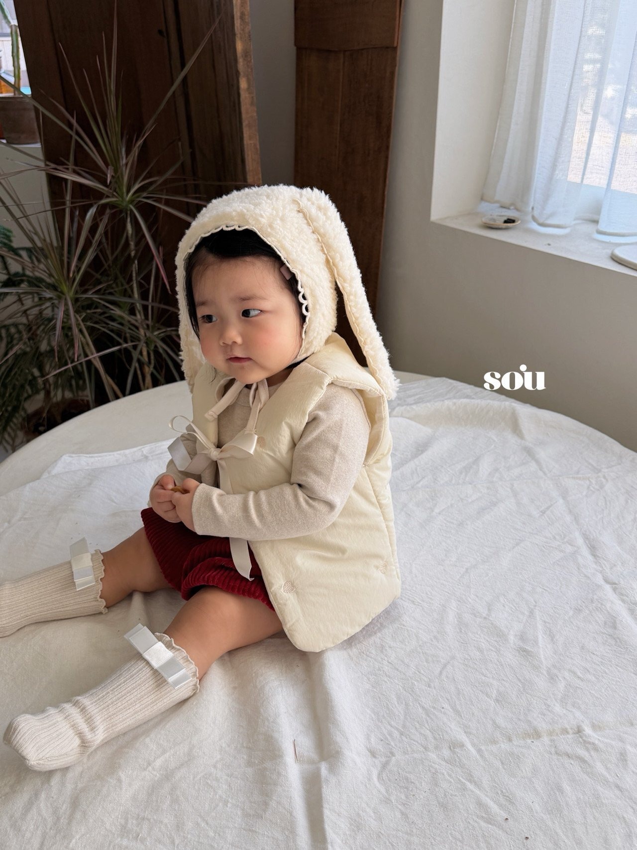 SO U［取寄］rabbit fur bonnet 26winter