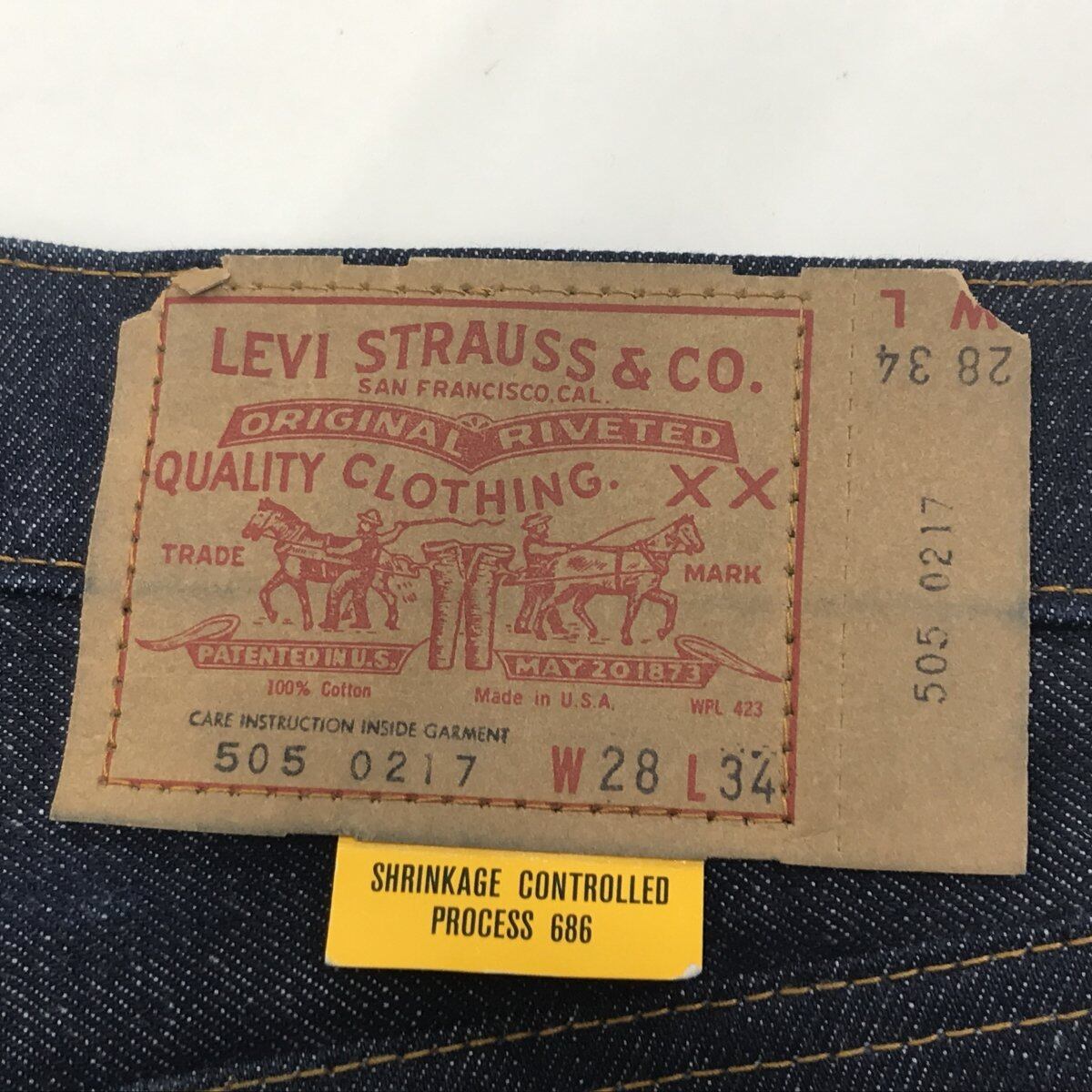 LEVI'S リーバイス 505 70年代 USA製 スモールe 66前期 LEVI'S リーバイス 505 70年代 USA製 スモールe 66前期