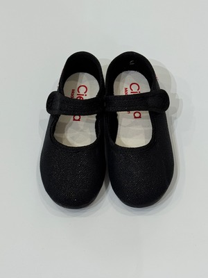 Cienta  formalstrapshoes  ラメ Black