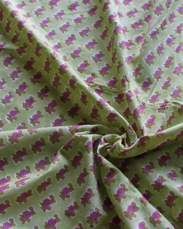 Block print FABRIC. <Time of young>