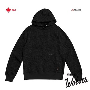 【RAISED BY WOLVES/レイズドバイウルブス】POLARTEC THERMAL PRO HOODIE パーカー / BLACK / SS24-12175