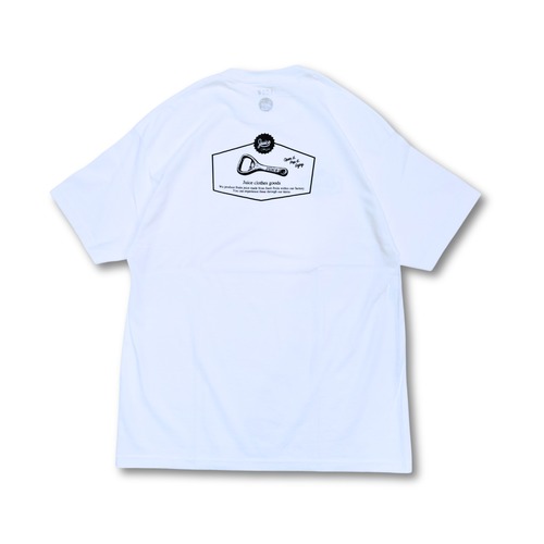 Juice clothes goods - Bottle Opener Tシャツ (white)