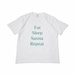 Sauna Repeat  T-shirt white