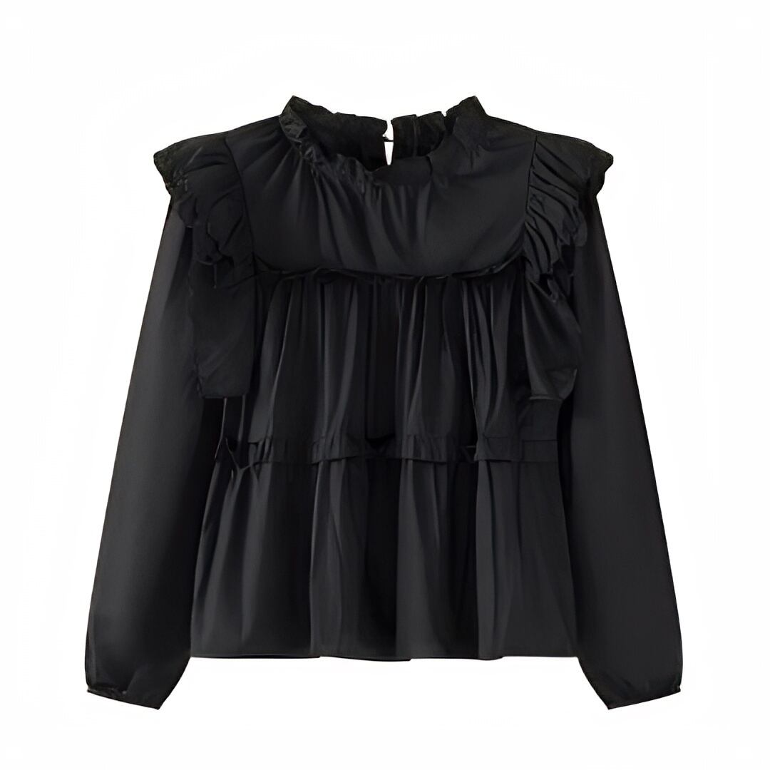 ruffle tops《4color》 | SI SELECT