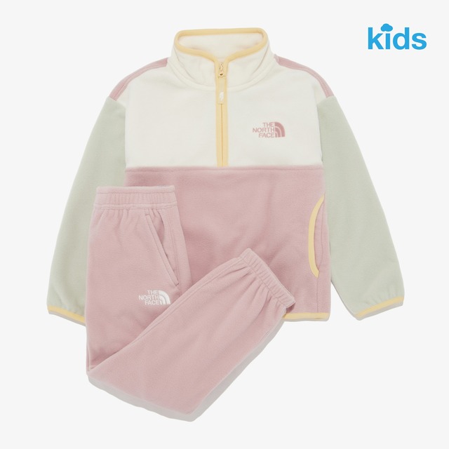 [The North Face Korea] K'S PINECONE EX FLEECE SET NT7TR59U
