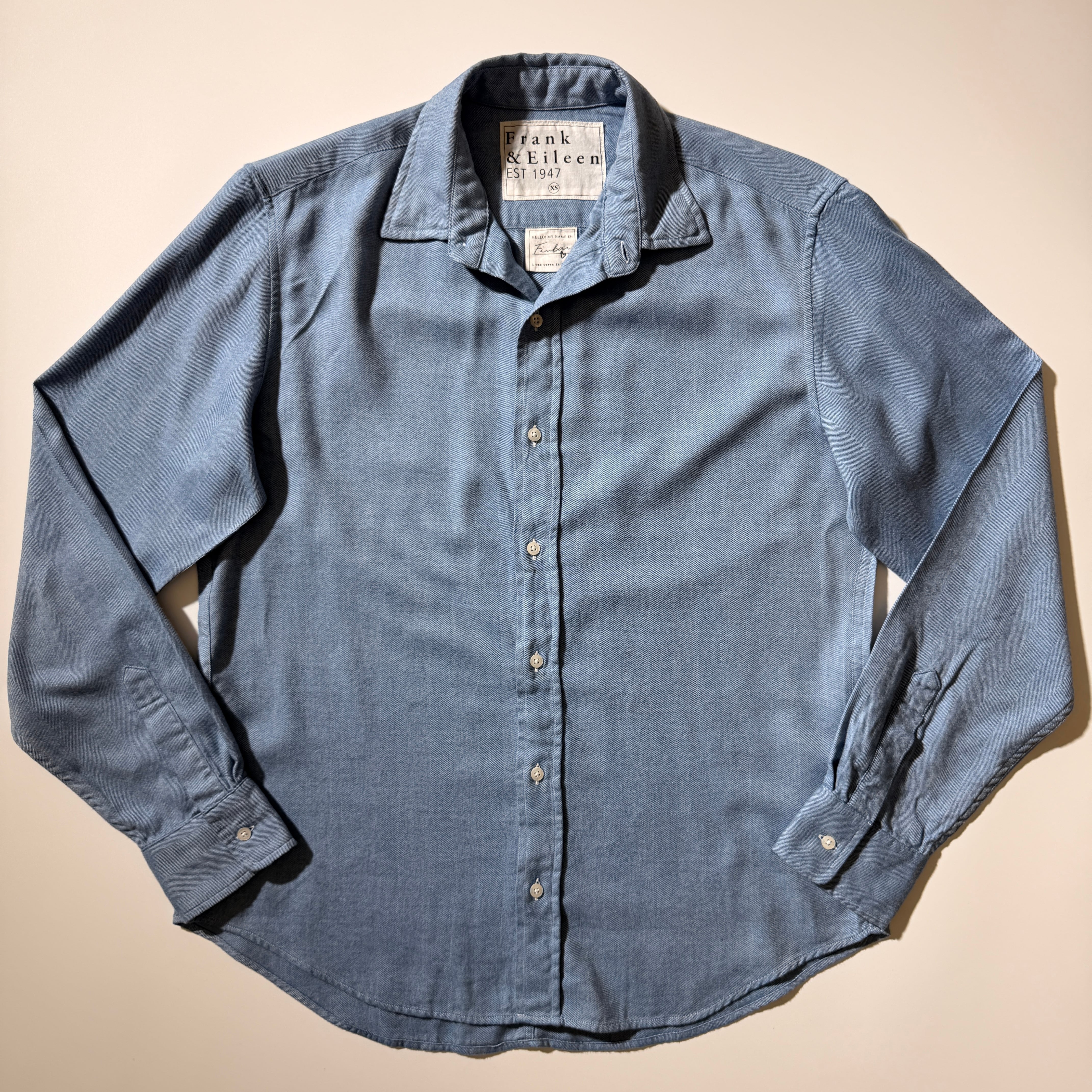Frank&Eileen Cotton shirt Blue XS | ASSET VINTAGE アセットヴィンテージ