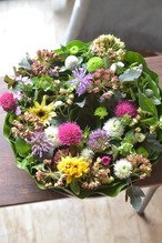 配信で作ったお任せのアレンジメント (器付き)