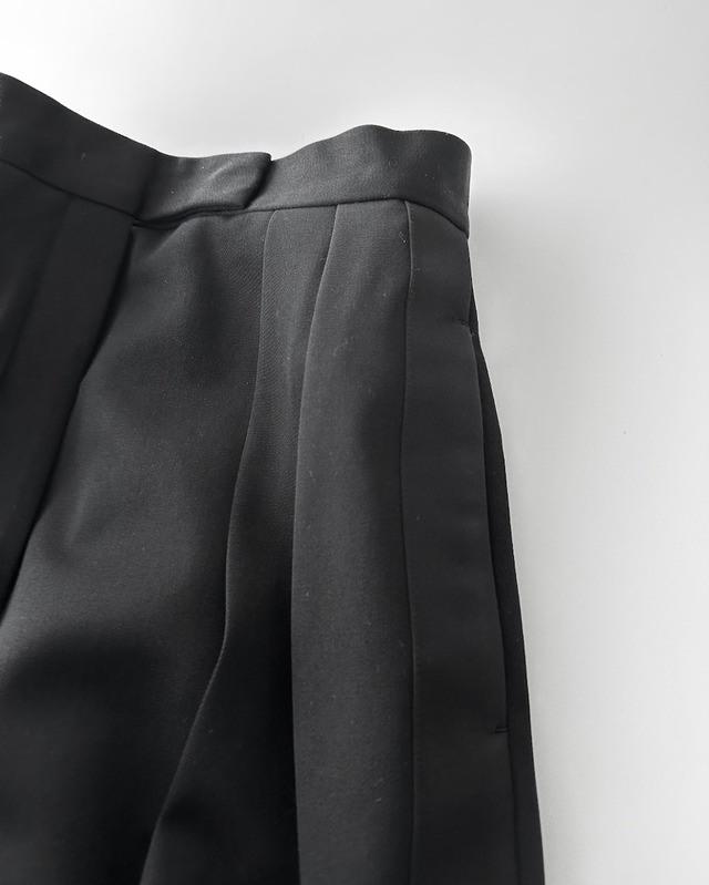 JIL SANDER　SIDE SATIN TUXEDO TROUSERS