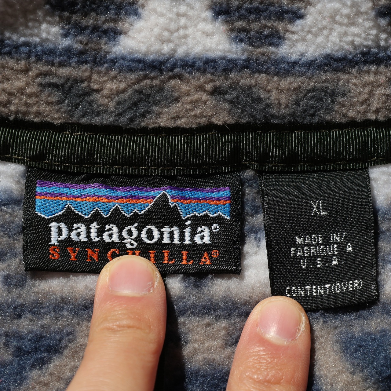 美品 XL 96年 USA Saltillo サルティーヨ 総柄 LW Synchilla Snap-T Patagonia シンチラ スナップT パタゴニア