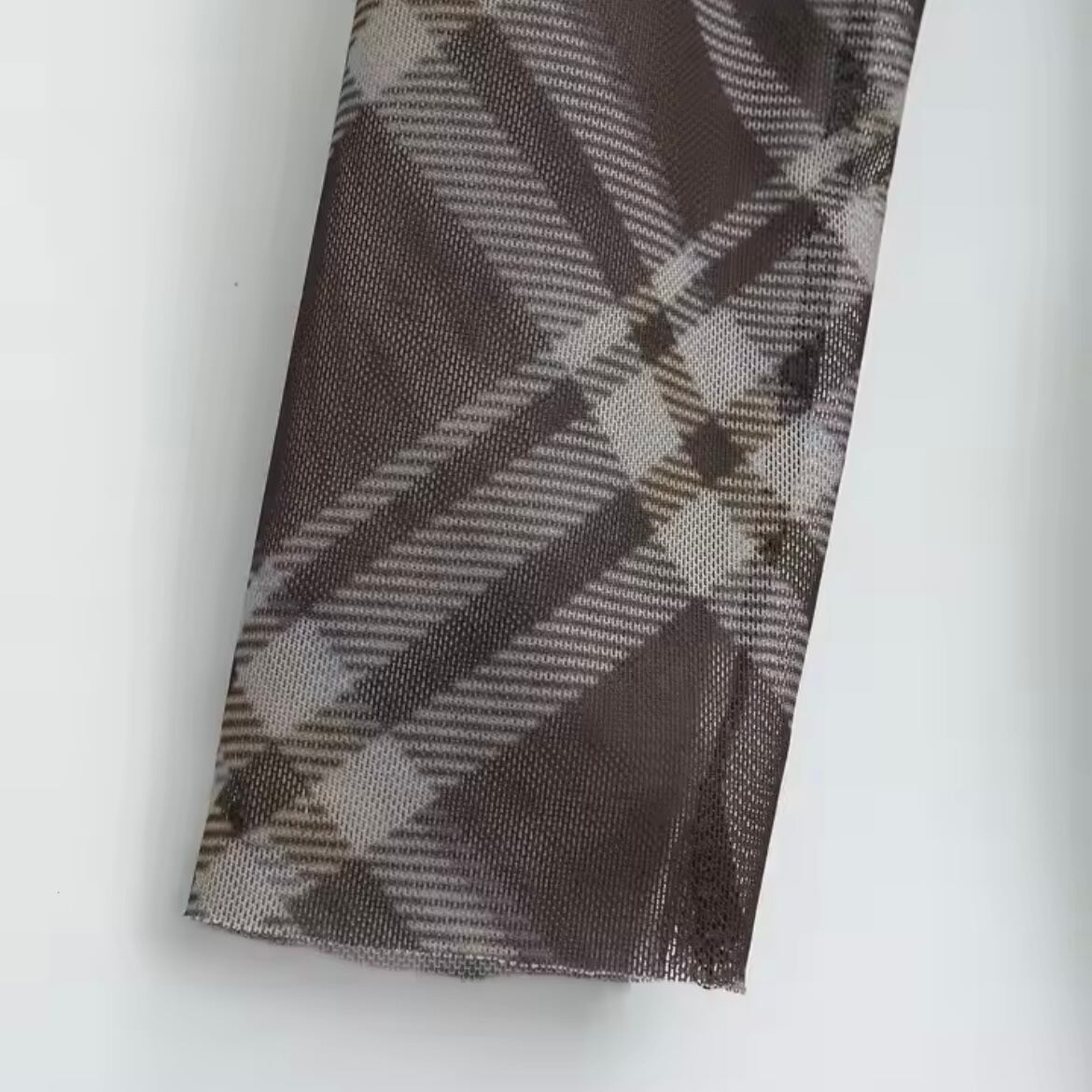 asymmetry hem sheer dress