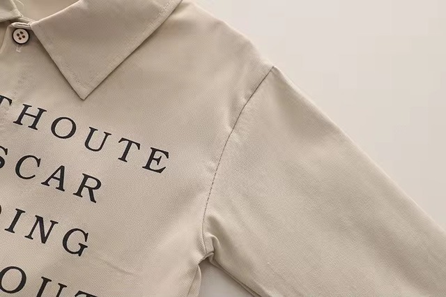 【取寄】おしゃれすぎる文字入りシャツ