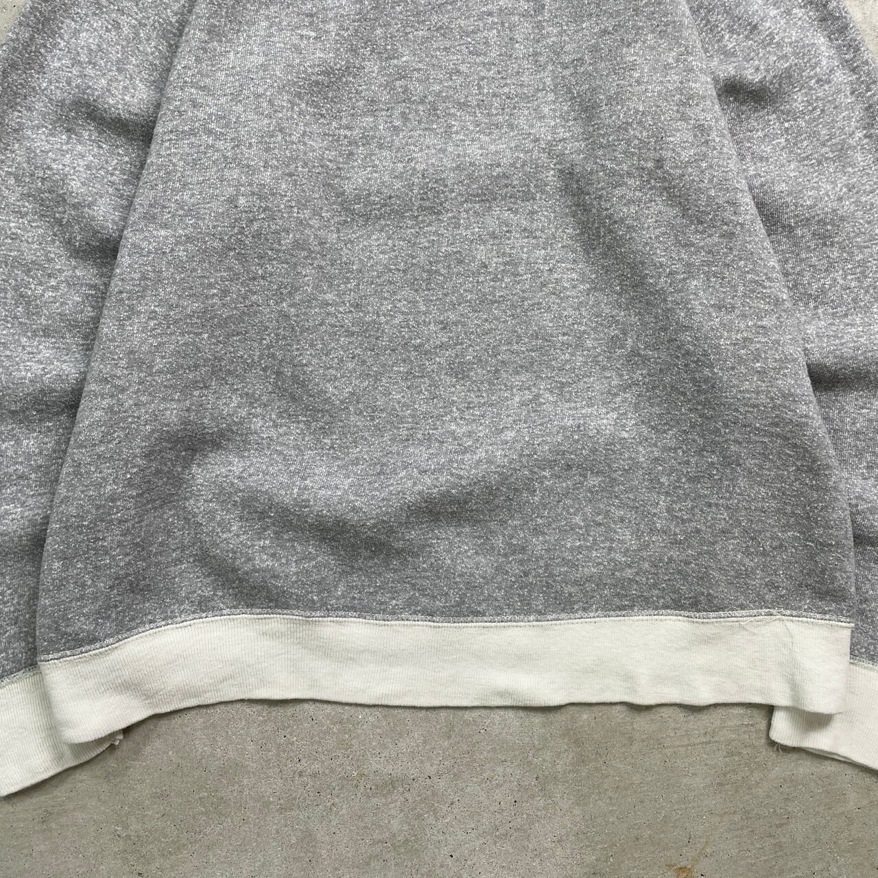 60〜70年代 UNKNOWN ツートンカラー ブランクスウェットシャツ 