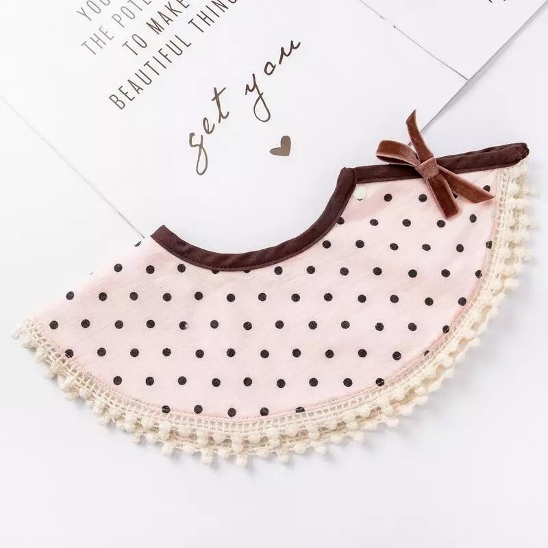 【即納】360度どこでもスタイ ドットりぼん|海外子供服|韓国子供服