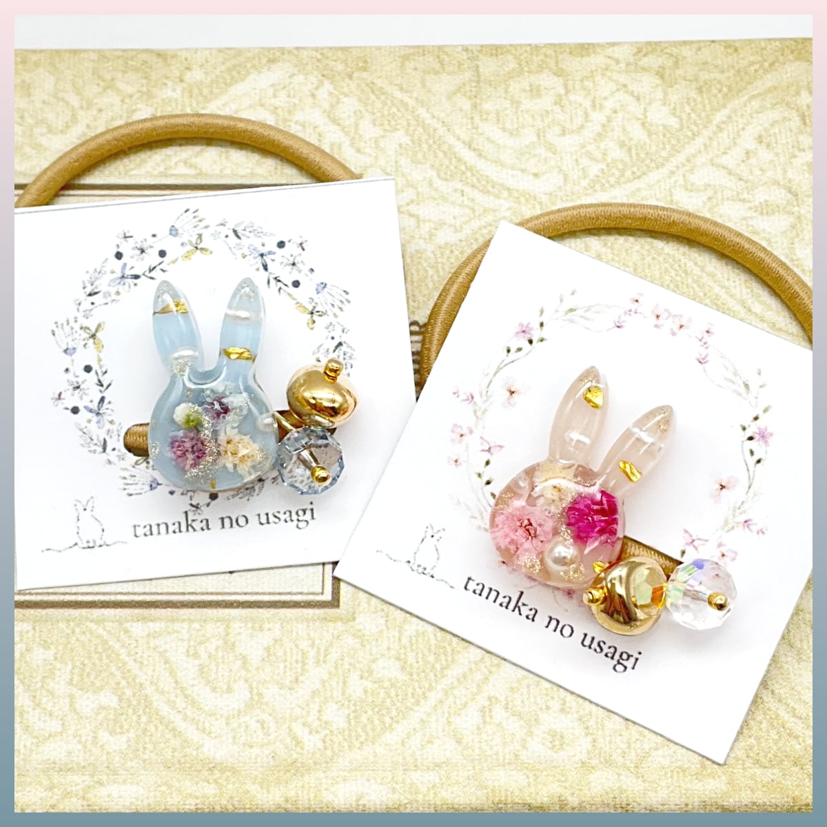 【再入荷♪】tanaka no usagi うさぎのヘアゴム 小