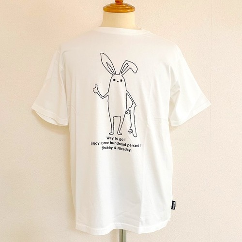 Shabby 「Way You Go」T-shirts　White